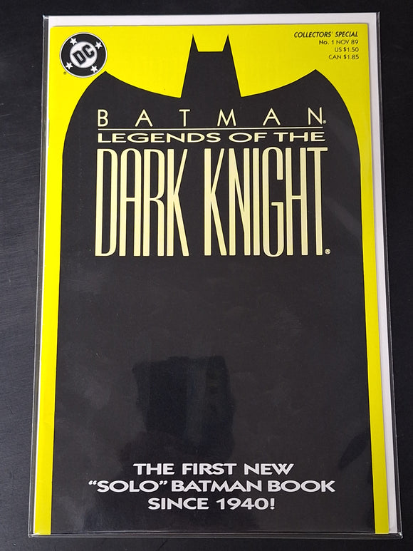 Batman Legends of the Dark Knight 1 1989 Yellow Variant