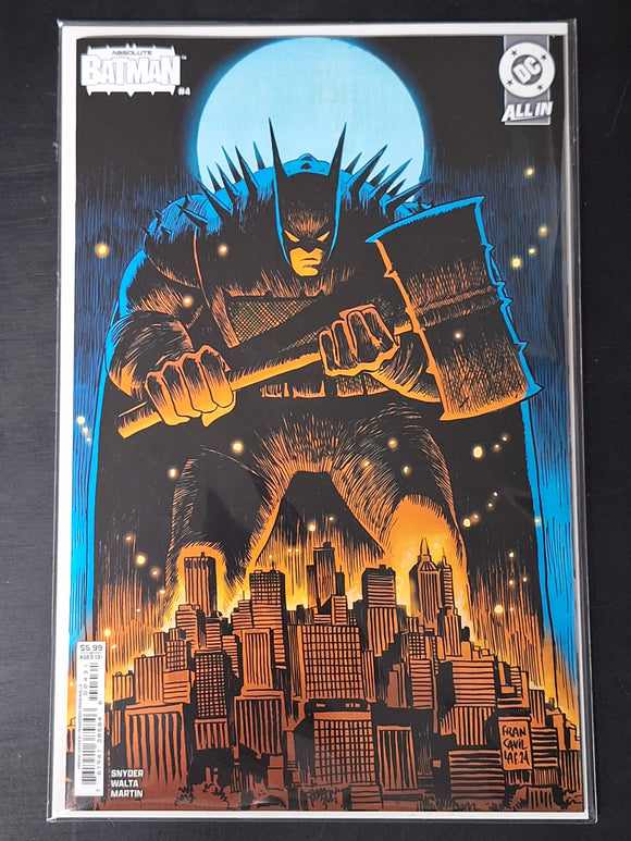 Absolute Batman 4 DC 2025 Francavilla Variant