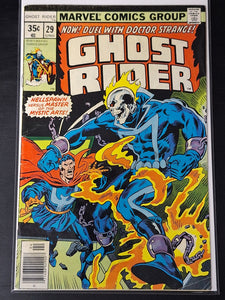 Ghost Rider 29 Marvel 1977 1st Meeting & Battle of Ghost Rider & Dr.Strange