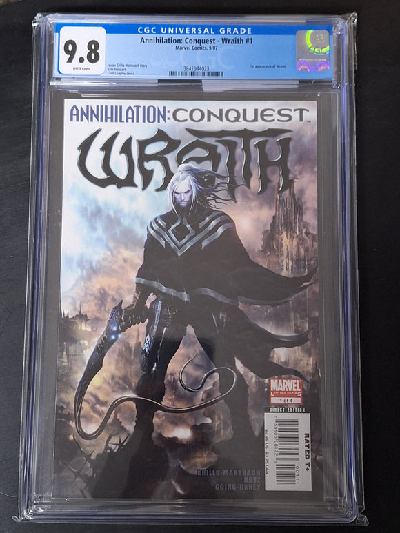 Annihilation: Conquest - Wraith 1 Marvel 2007 CGC 9.8 1st App of Wraith