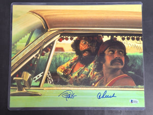 Cheech & Chong - 11x14 Autographed Photo - Beckett Witnessed