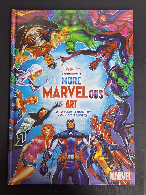 J. Scott Campbell's More Marvelous Art - Hardcover - Signed with COA