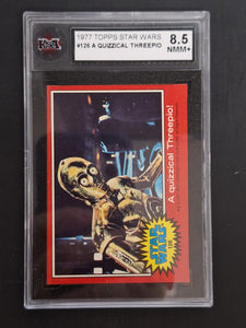 1977 STAR WARS #126 A QUIZZICAL THREEPIO KSA 8.5