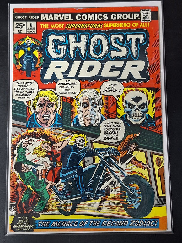 Ghost Rider 6 Marvel 1974 John Romita