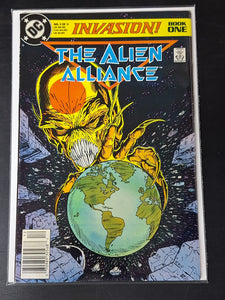 Invasion! 1 DC 1988 Battleground Earth, Early Todd McFarlane Art, Newsstand