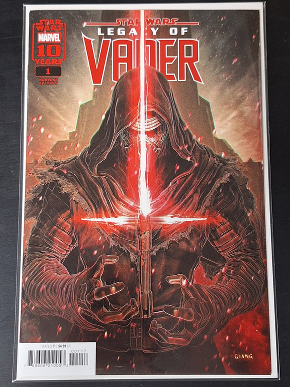 Star Wars The Legacy Of Vader 1 Marvel 2025 John Giang 1:25 Variant