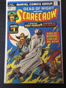 Dead Of Night 11 Marvel 1975 1st App of Scarecrow AKA Straw Man, Bernie Wrightson