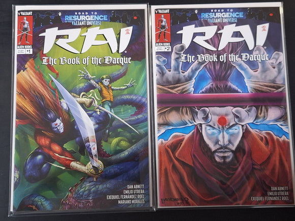 Rai: The Book Of The Darque 1 & 2 Valiant 2024 Set Of 2