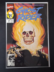 Ghost Rider 18 Marvel 1991 Mark Nelson Painted Cover