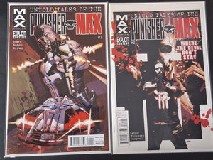 Untold Tales Of The Punisher Max 1 & 2 Marvel 2012 Set Of 2