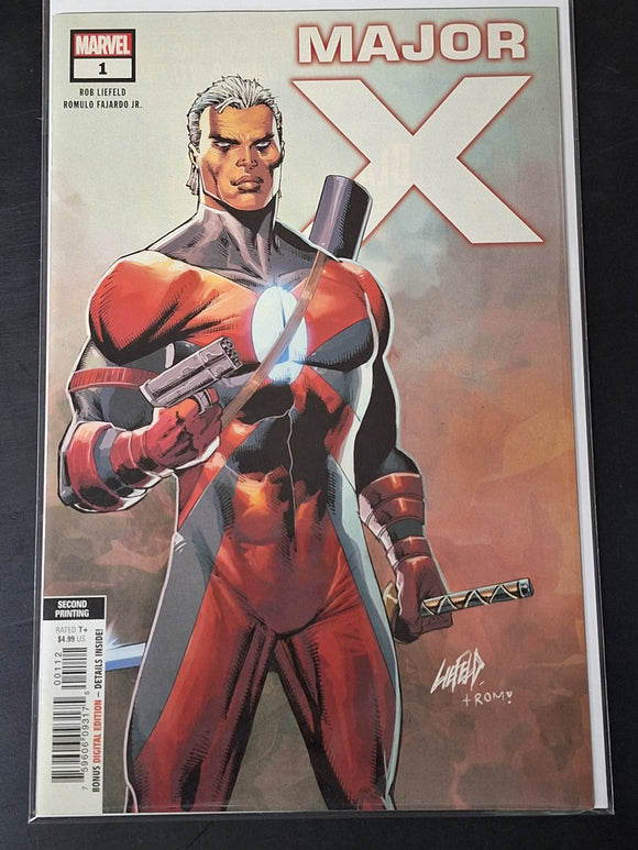 Major X 1 Marvel 2019 Second Printing, 1st App of Major X