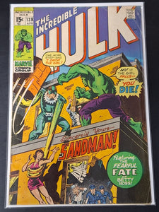 Hulk 138 Marvel 1971 Bronze Age Classic Hulk vs Sandman