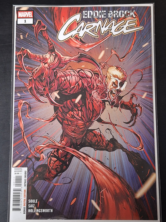 Eddie Brock Carnage 1 Marvel 2025 Coello Cover A