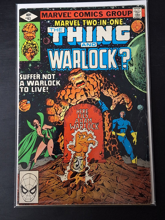 Marvel Two-In-One 63 Marvel 1980 Return Of Adam Warlock