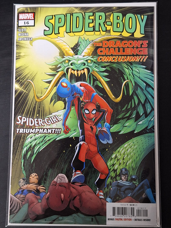 Spider-Boy 16 Marvel 2025 Cover A Dragon's Challenge Conclusion