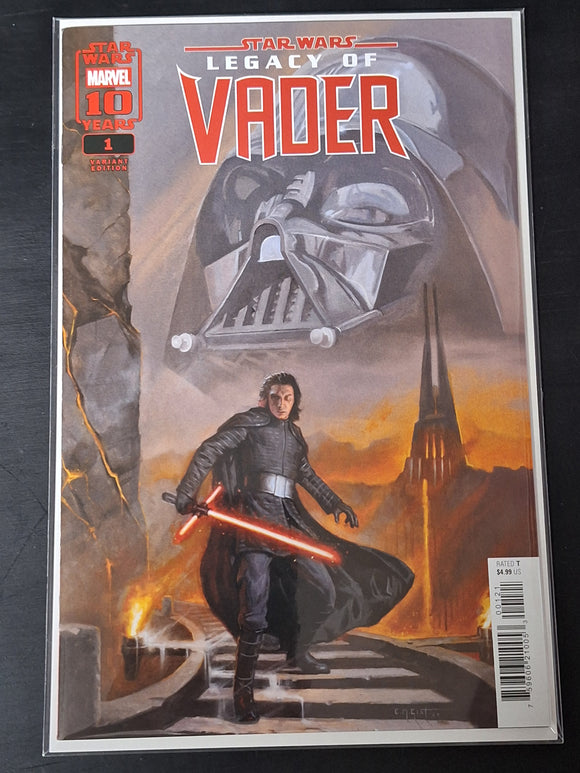 Star Wars The Legacy Of Vader 1 Marvel 2025 E.M. Gist Variant