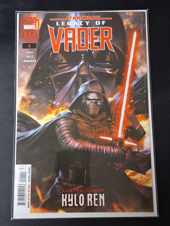 Star Wars The Legacy Of Vader 1 Marvel 2025 Cover A Derrick Chew