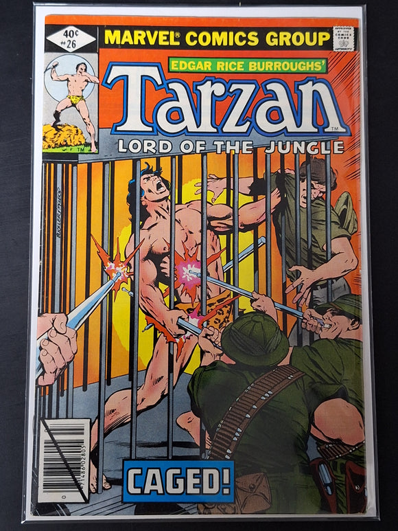 Tarzan Lord Of The Jungle 26 Marvel 1978 Bronze Age