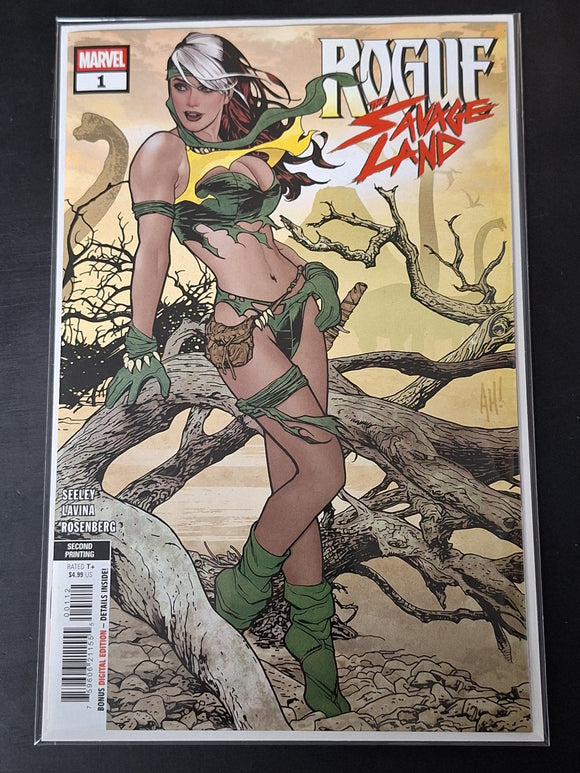 Rogue The Savage Land 1 Marvel 2025 Adam Hughes Second Printing