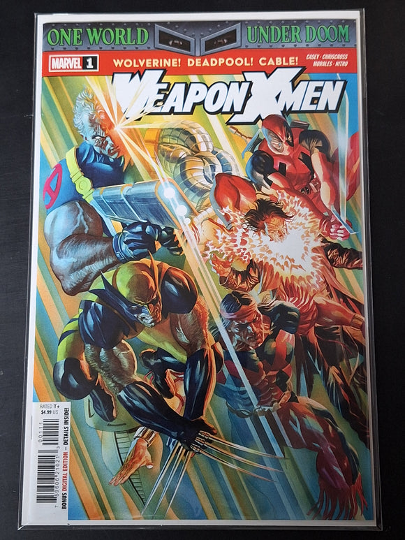 Weapon X-Men 1 Marvel 2025 Cover A Alex Ross