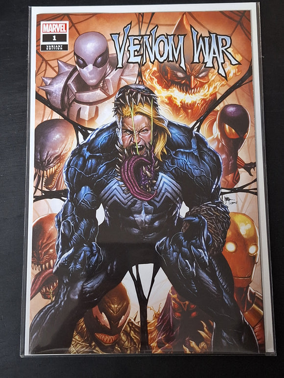 Venom War 1 Marvel Mico Suyan Exclusive