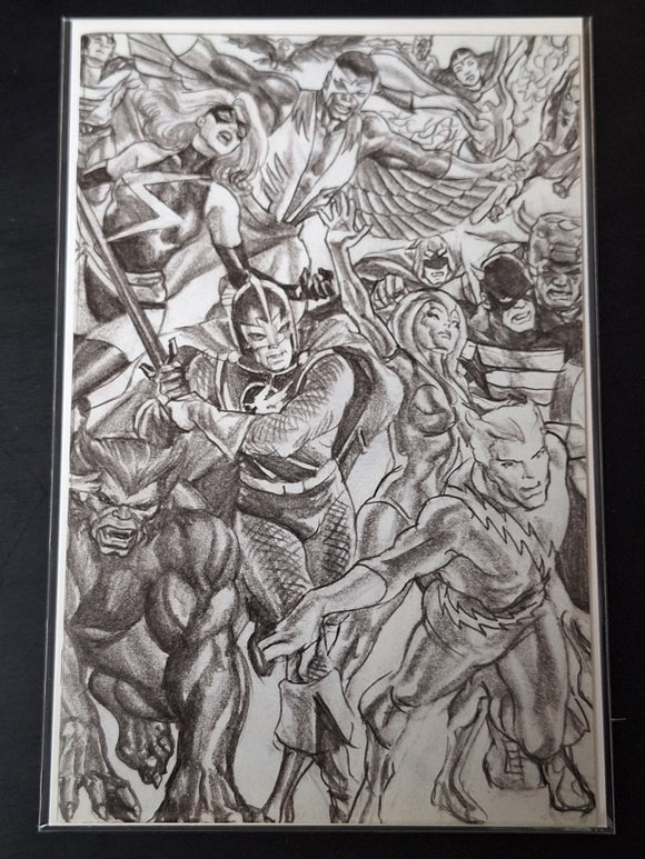 Avengers 5 Marvel 2023 Alex Ross 1:100 Virgin Sketch Variant