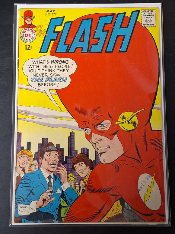 Flash 177 DC 1968 Giant Head Flash