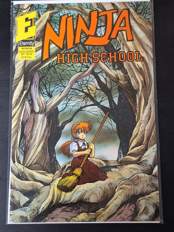 Ninja High School 37 Eternity Comics 1991 1st App of Areala Warrior Nun