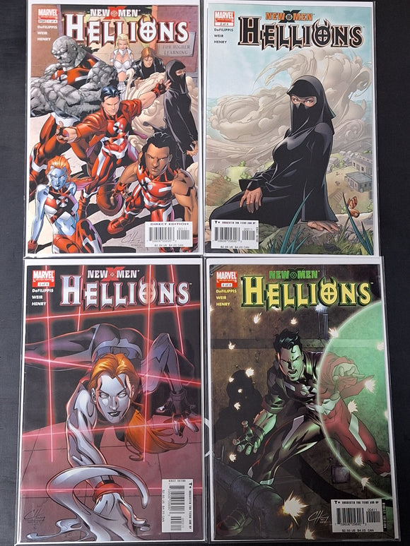 Hellions 1-4 Marvel 2005 Full Set