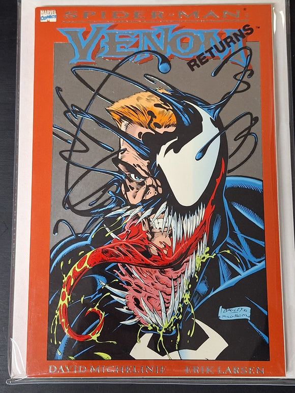 Spider-Man Venom Returns Marvel TPB 1993 Foil Cover 1st Print