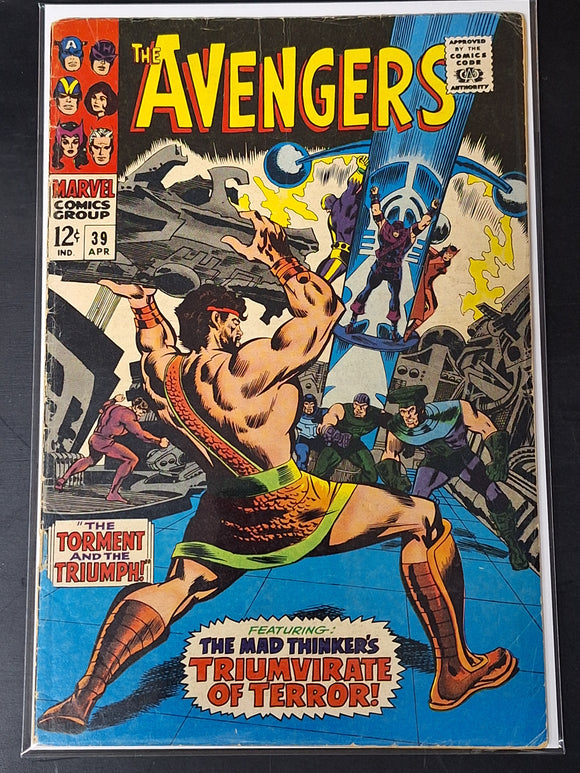 Avengers 39 Marvel 1967 Classic Silver Age