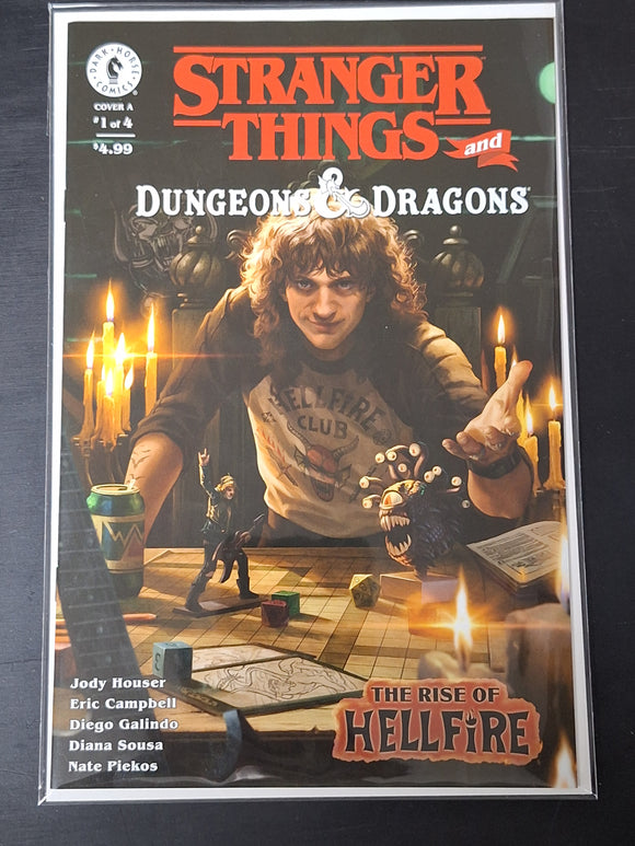 Stranger Things and Dungeon & Dragons The Rise of Hellfire 1 Dark Horse 2025 Cover A