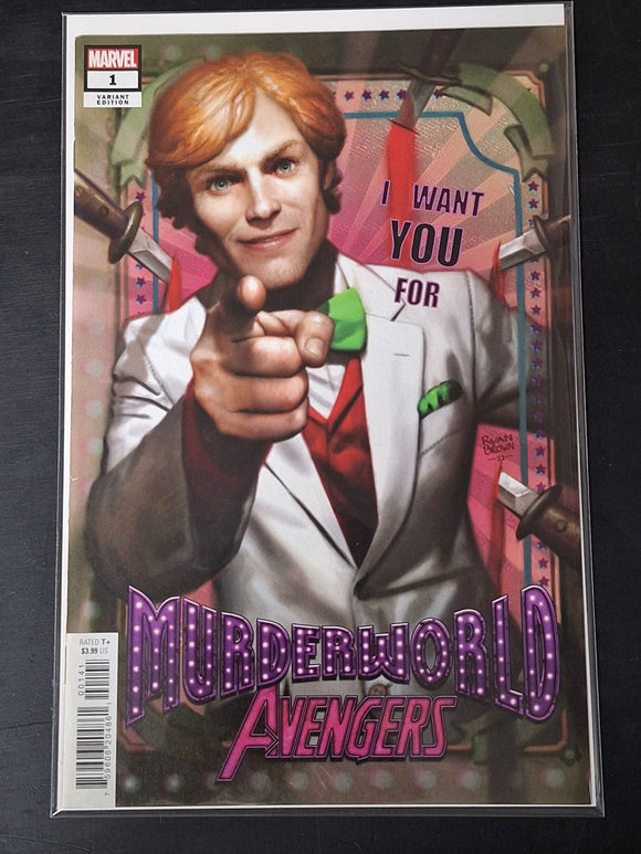 Murderworld Avengers 1 Marvel 1:25 Ryan Brown Variant