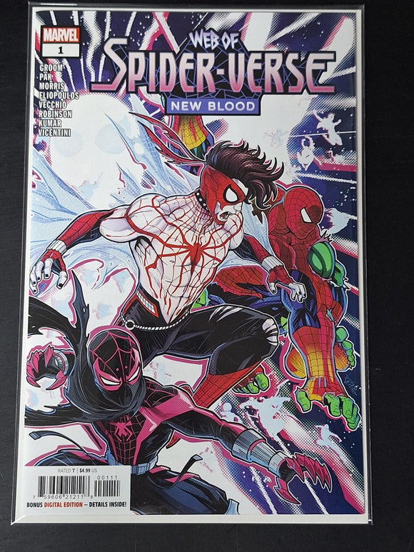 Web of Spider-Verse New Blood 1 Marvel 2025 Cover A 1st Spider-Prowler & Count Spider