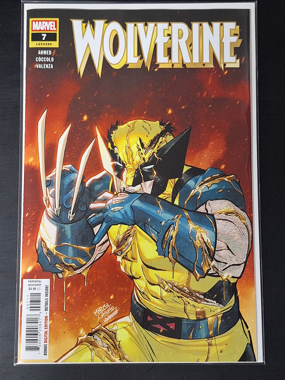 Wolverine 7 Marvel 2025 Cover A 1st Adamantine