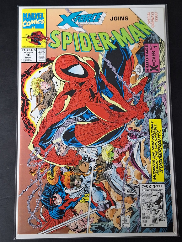 Spider-Man 16 Marvel 1991 Final Work At Marvel By Todd McFarlane