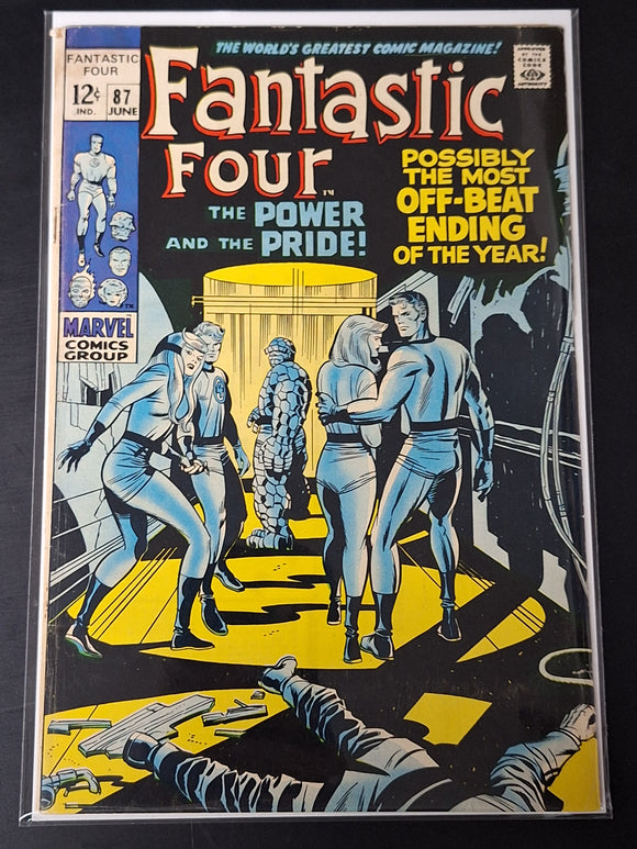 Fantastic Four 87 Marvel 1969 Doctor Doom, Jack Kirby Cover