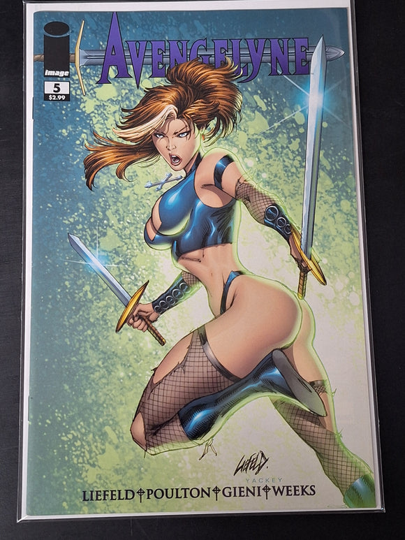 Avengelyne 5 Image 2011 Very Scarce Book, Rob Liefeld Cover