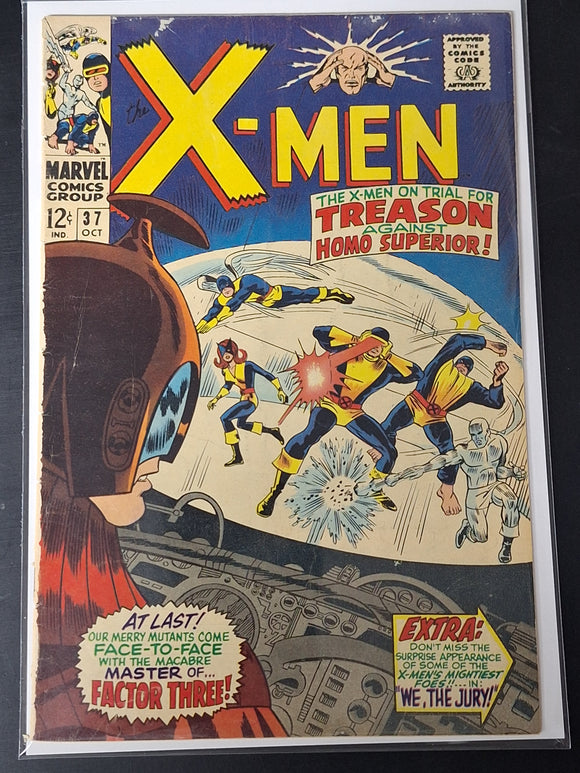 X-Men 37 Marvel 1967 1st App of The Mutant Master