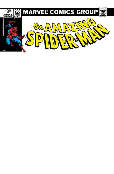 AMAZING SPIDER-MAN 238 FACSIMILE EDITION BLANK EXCLUSIVE