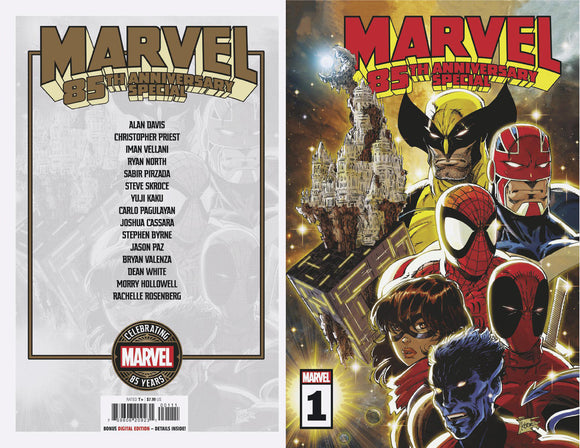 MARVEL 85TH ANNIVERSARY SPECIAL #1 08/28/2024