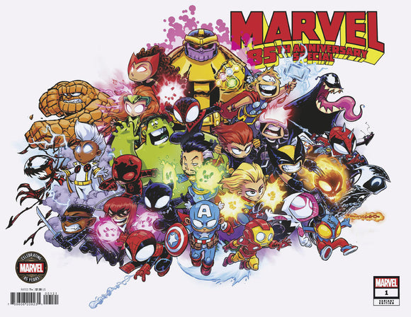 MARVEL 85TH ANNIVERSARY SPECIAL #1 SKOTTIE YOUNG WRAPAROUND VARIANT 08/28/2024