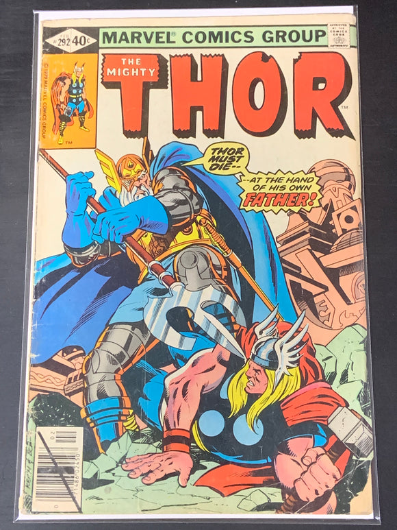 Thor 292 Marvel 1980 1st App of The Eye of Odin