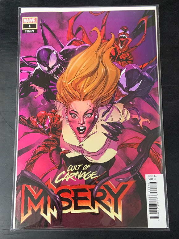 Cult of Carnage Misery 1 Marvel 2023 Leinil Yu 1:25 Variant