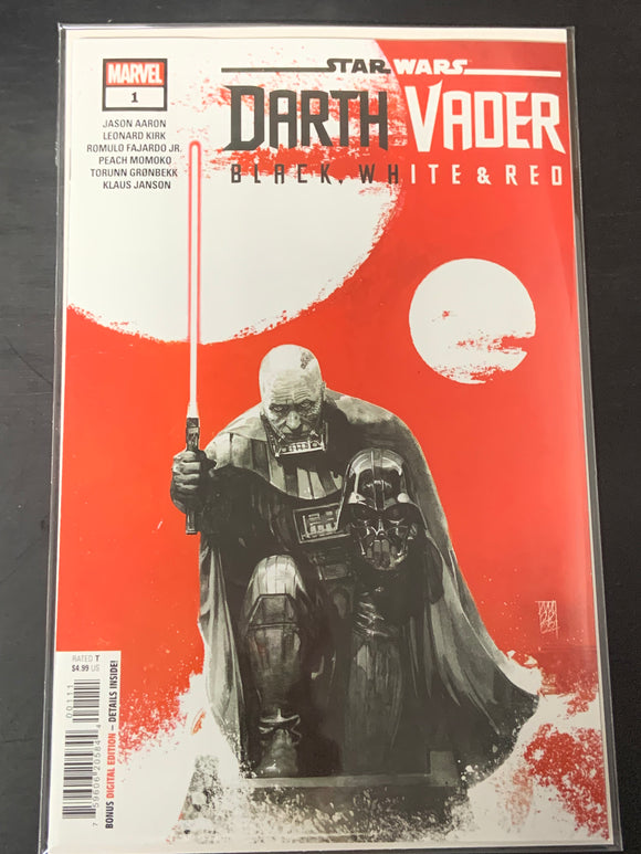 Darth Vader Black White & Red 1 Marvel 2023 Cover A Alex Maleev