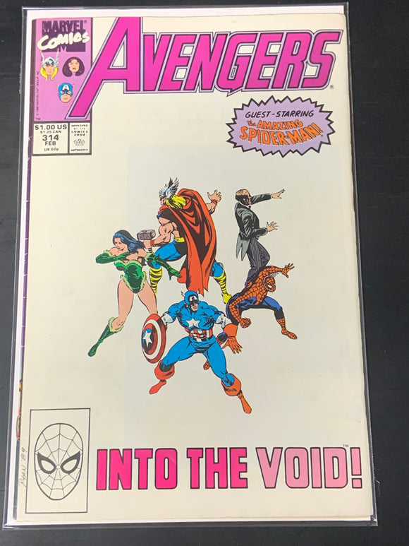 Avengers 314 marvel 1990 Sersi Joins The Avengers