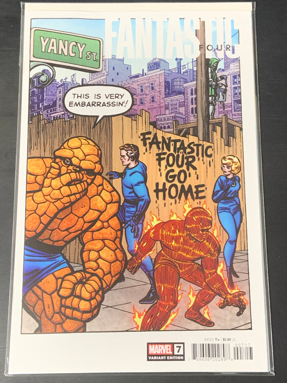 Fantastic Four 7 Marvel 2023 1:25 Jack Kirby Hidden Gem Variant