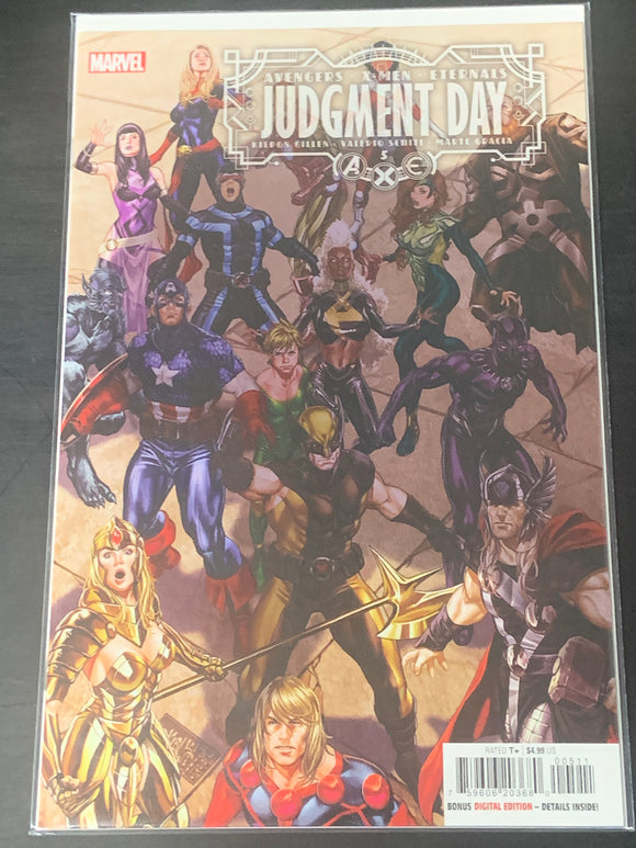 Axe Judgement Day 5 Marvel 2022 Cover A Mark Brooks