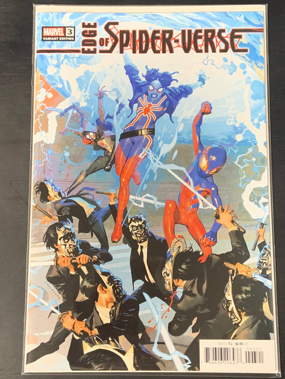 Edge of Spider-Verse 3 Marvel 2023 Casanovas Variant Origin of Spider-Boy