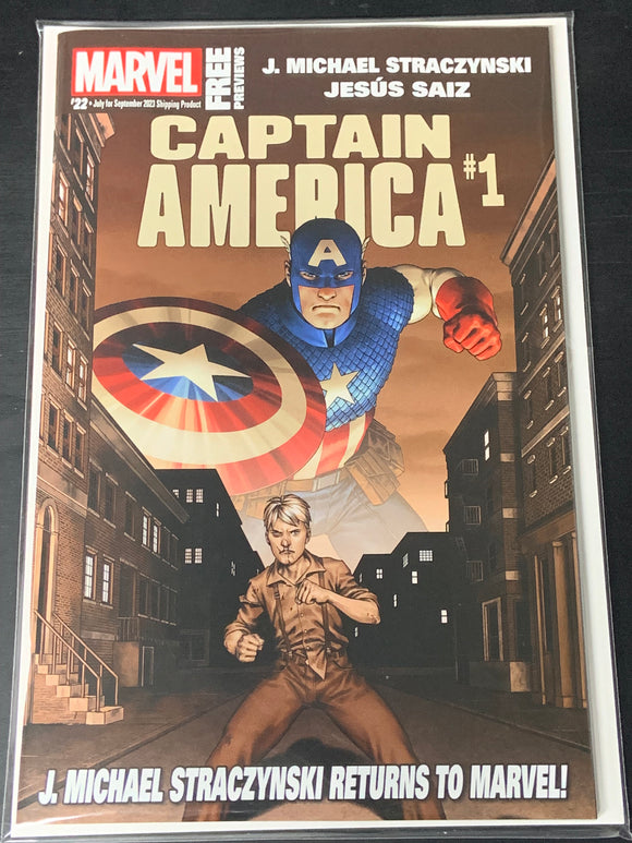 Marvel Previews 22 July 2023 Captain America 1